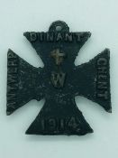 A WWI British Iron Cross, used to raise funds for the war effort.