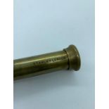 A Brass telescope marked Stanley