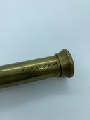 A Brass telescope marked Stanley