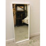 A large white modern mirror (150cm x 65cm)