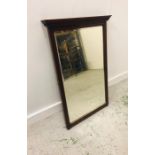 A Mahogany wall mirror