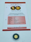 2006 Henry VIII Royal Heritage Coin 24ct gold.