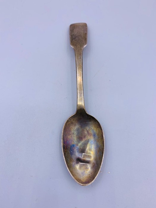 A silver spoon hallmarked Edinburgh 1851, makers mark TC - Image 2 of 3