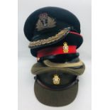 Three Military Caps