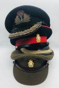 Three Military Caps