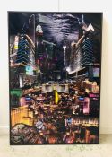 A Large framed print of a World Hotels 130cm x 181cm