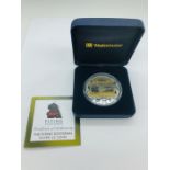 A Flying Scotsman silver proof £5 coin