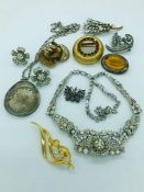 A selection of quality costume jewellery including some silver, BJL etc.