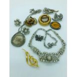 A selection of quality costume jewellery including some silver, BJL etc.