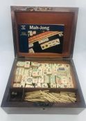 An Antique Majong set, boxed.