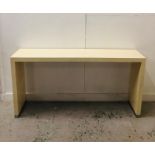 A contemporary console table