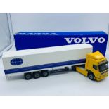 A Volvo Diecast FM12 Globetrotter 4 x 2 Semitrailer tractor, semitrailer with refrigerator.