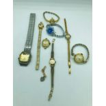 A selection of ladies watches