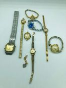 A selection of ladies watches