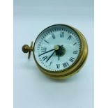 A Desk ball clock and compass