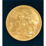 A 1980 Gold Sovereign.