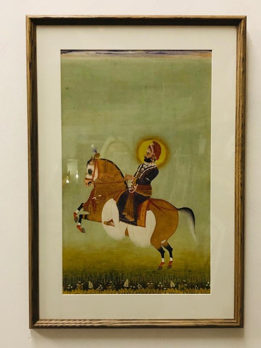 An Indian print of a Rider.