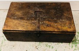 A Pine Antique box, possibly for a bible.
