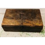 A Pine Antique box, possibly for a bible.