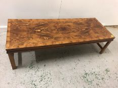 A Walnut coffee table