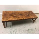 A Walnut coffee table