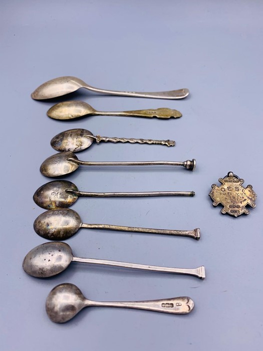 A small selection of silver items - Image 6 of 7