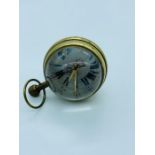 A Glass small ball clock by Extra.