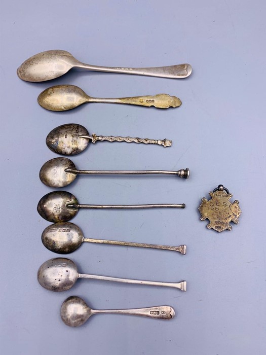 A small selection of silver items - Image 5 of 7