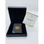 A Boxed George V 1914 Gold Sovereign with certificate