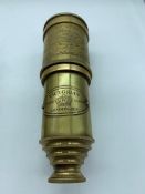 A Brass telescope marked Victorian Marine telescope London 1915