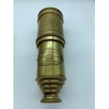 A Brass telescope marked Victorian Marine telescope London 1915