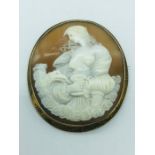 A Cameo featuring a classical scene.