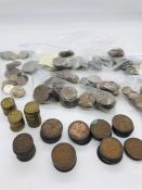 A selection of various coins, various years and denominations