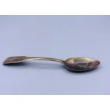 A silver spoon hallmarked Edinburgh 1851, makers mark TC