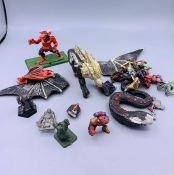 A number of lead figures with a Dragon theme.