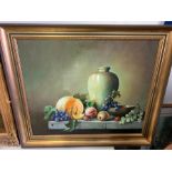 An oil on canvas, Still Life signed Montefiore