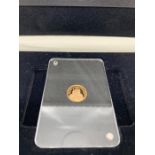 Winston Churchill 'Our Finest Hour' Quarter Sovereign, boxed with Certificate and booklet