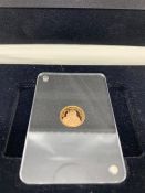 Winston Churchill 'Our Finest Hour' Quarter Sovereign, boxed with Certificate and booklet