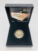 A 2008 Royal Mint Olympic Games Handover Ceremony silver proof £2 coin