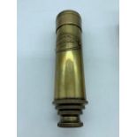 A Brass telescope marked W.Ottway & Co Ltd