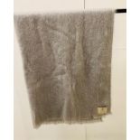 Blue Dusk Luxury Mohair Throw by Bronte Distinction Collection (Approx. 140cm X 185cm)