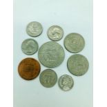 A small selection of USA coins