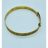 A 9ct yellow gold bracelet (4.7g)