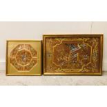 Two Framed Chinese Silk Embroidered Pictures