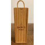A Bottle of Dow's 1990 Port in a Wooden Box