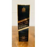 A Boxed 1litre Bottle of Johnnie Walker Black Label 12years