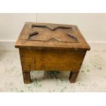 An Oak Bible box