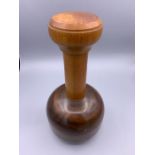 A Vintage turned wood mallet