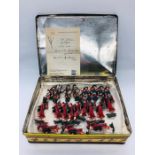 Britains 1950's Band of the Black Watch 20 Piece Lead soldiers.