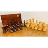A Boxwood Chess set